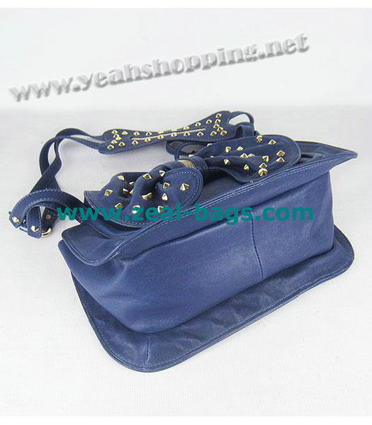 Cheap 3.1 Phillip Lim Edie Bow Studded Bag Blue Replica